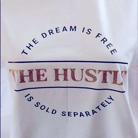 White The dream is Free The Hustle is Sold Separately - Picture 2 of 4